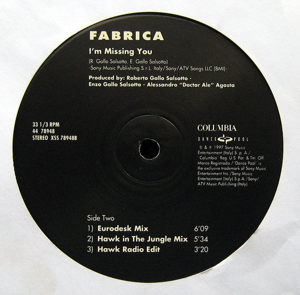 Tu me manques Fabrica