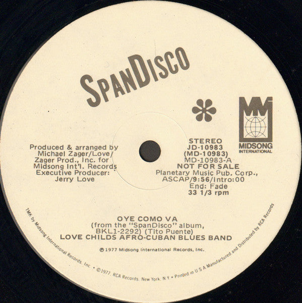Oye Como Va Groupe de blues afro-cubain Love Childs