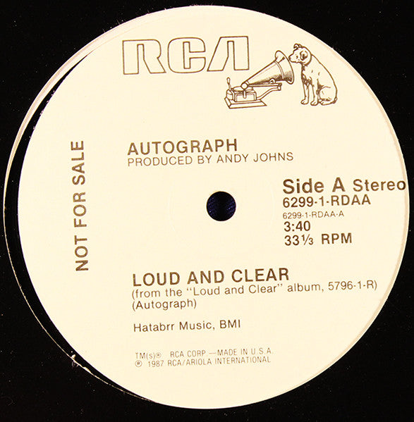 Loud And Clear Autograph (2)