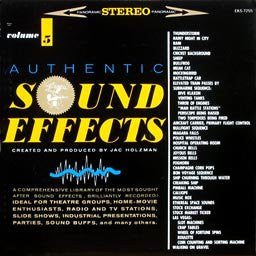 Effets sonores authentiques Volume 5 Jac Holzman