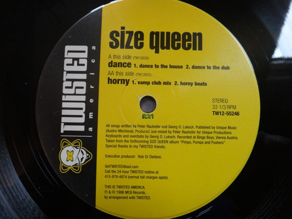 Danse / Excité Taille Queen