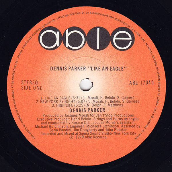 Like An Eagle Dennis Parker