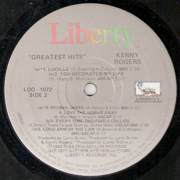 Greatest Hits Kenny Rogers