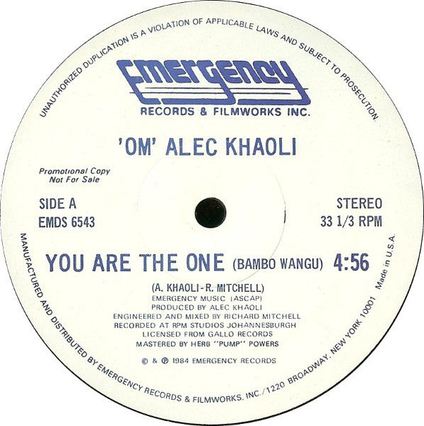 Tu es l'élu (Bambo Wangu) Alec Khaoli