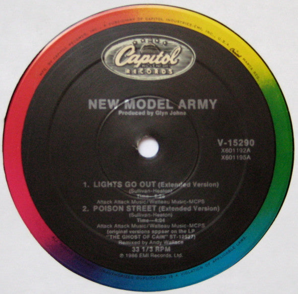 Lights Go Out And Poison Street (Extended Mixes) New Model Army