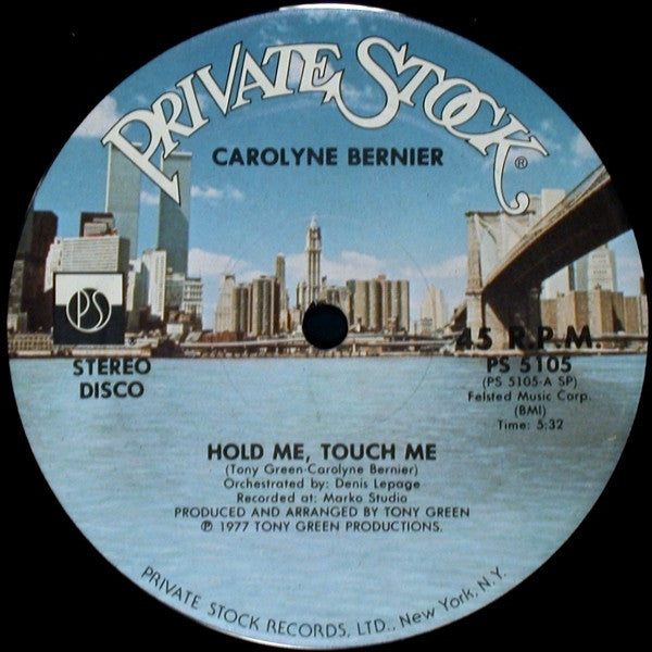 Hold Me, Touch Me Caroline Bernier