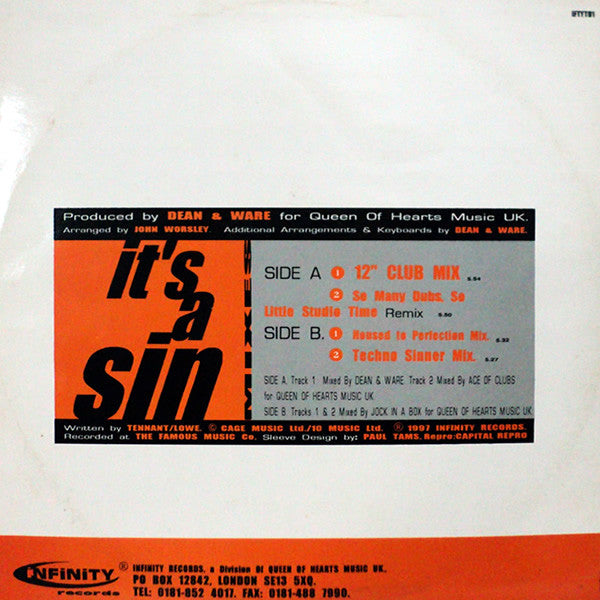 It's A Sin | Rectangle Triangle  