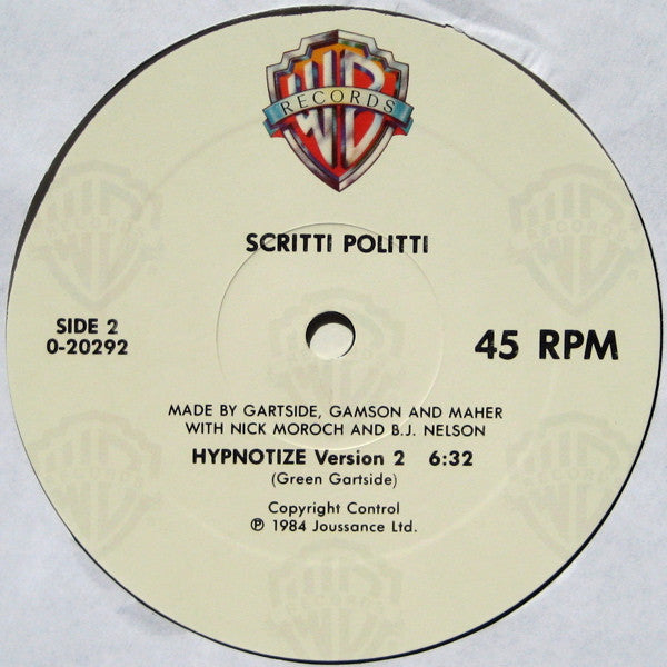 Hypnotize 2 Scritti Politti