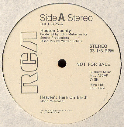 Heaven's Here On Earth Hudson County