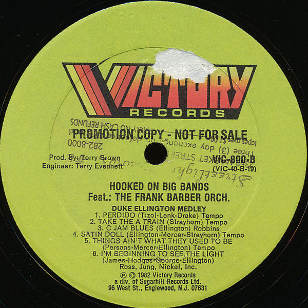 Hooked On Big Bands The Frank Barber Orchestra