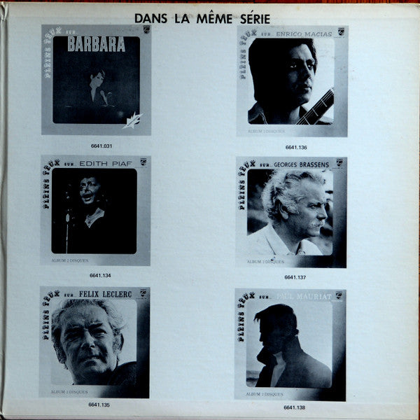 Pleins Feux Sur Michel Sardou | Rectangle Triangle