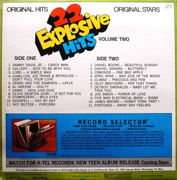 22 Explosive Hits - Volume Two | Rectangle Triangle