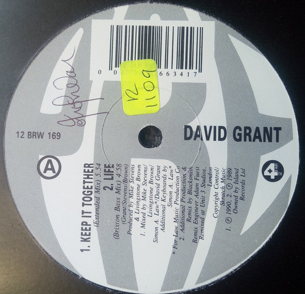 Keep It Together David Grant