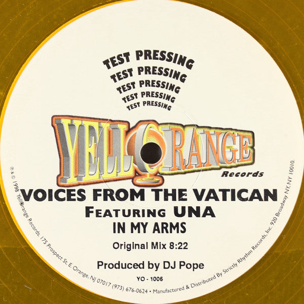 Dans mes bras Voix du Vatican, Una