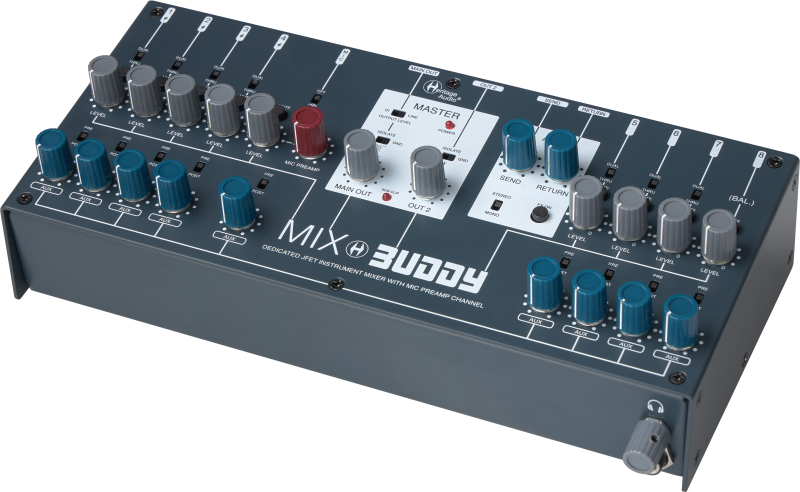 Heritage Audio Mix Buddy 19 Input Small Format Instrument Level Mixer 