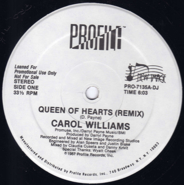 Queen Of Hearts Carol Williams
