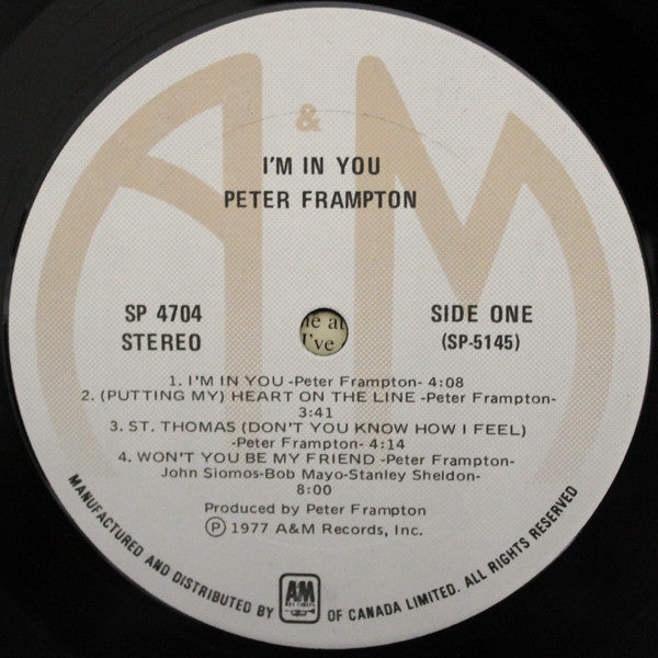 I'm In You Peter Frampton