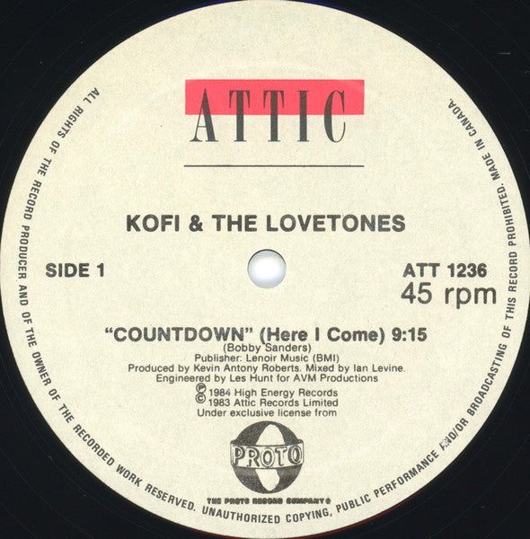 Compte à rebours Kofi et les tons d'amour