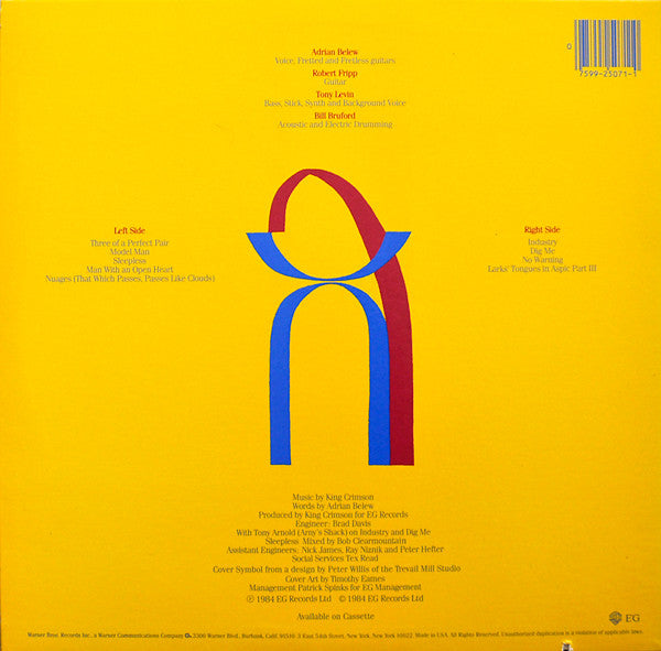 Three Of A Perfect Pair King Crimson