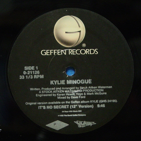 Ce n'est pas un secret Kylie Minogue