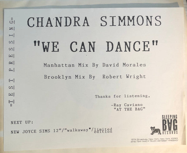 We Can Dance Chandra Simmons