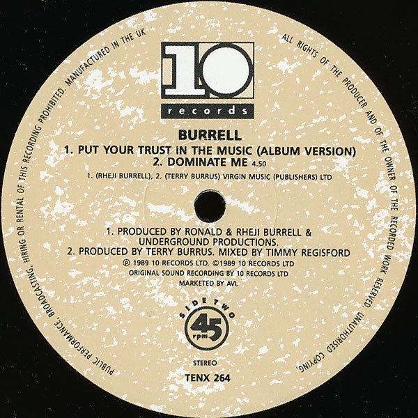Put Your Trust In The Music Burrell