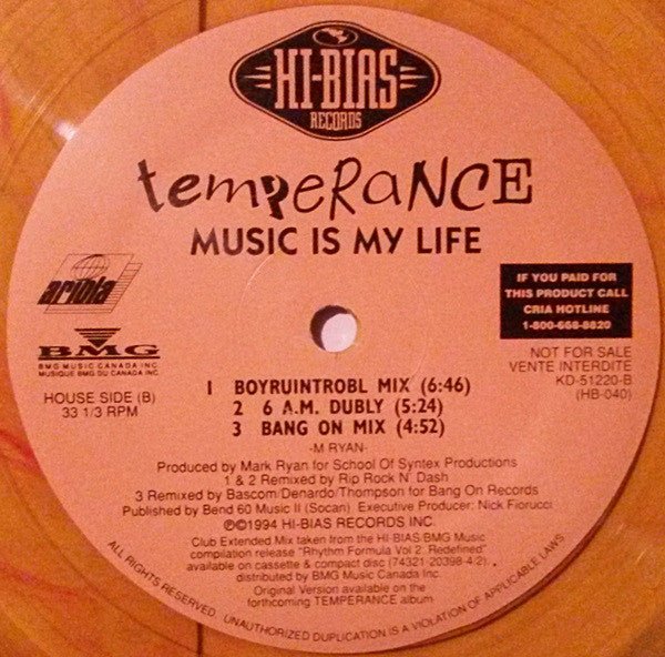 Music Is My Life 3 Temperance