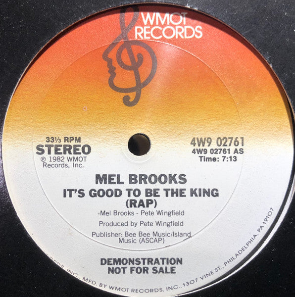 C'est bon d'être le roi Mel Brooks