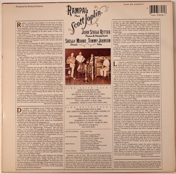 Rampal Plays Scott Joplin: The Entertainer / Great Crush Collection | Rectangle Triangle