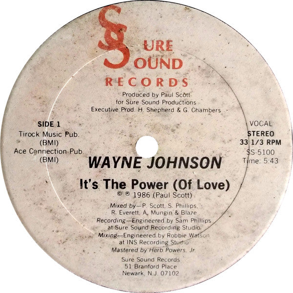 It's The Power (Of Love) 2 Wayne Johnson