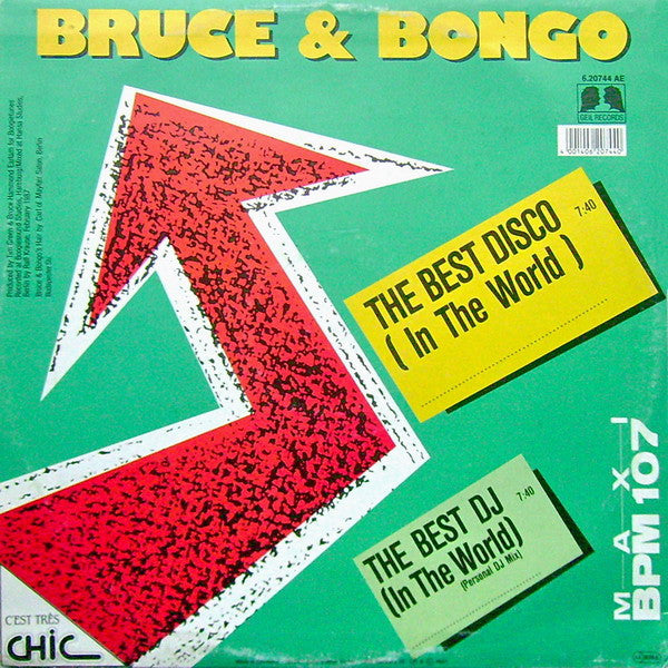 The Best Disco (In The World) / The Best DJ (In The World) Bruce & Bongo