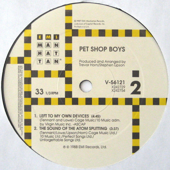 Laissé à mes propres moyens Pet Shop Boys