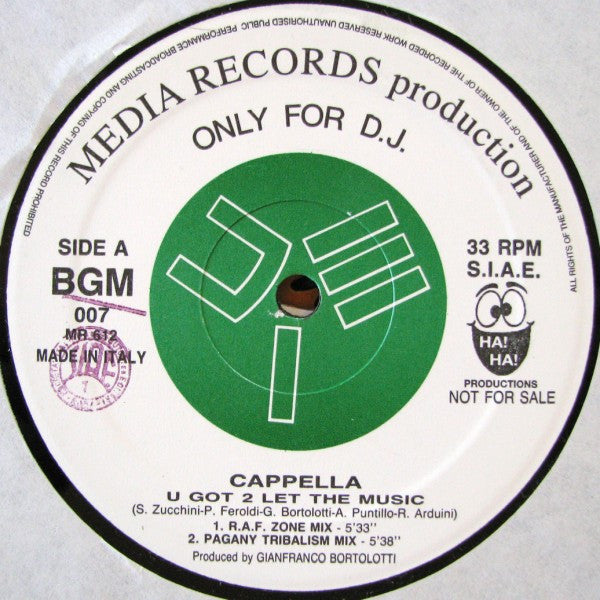 U Got 2 Let The Music Cappella