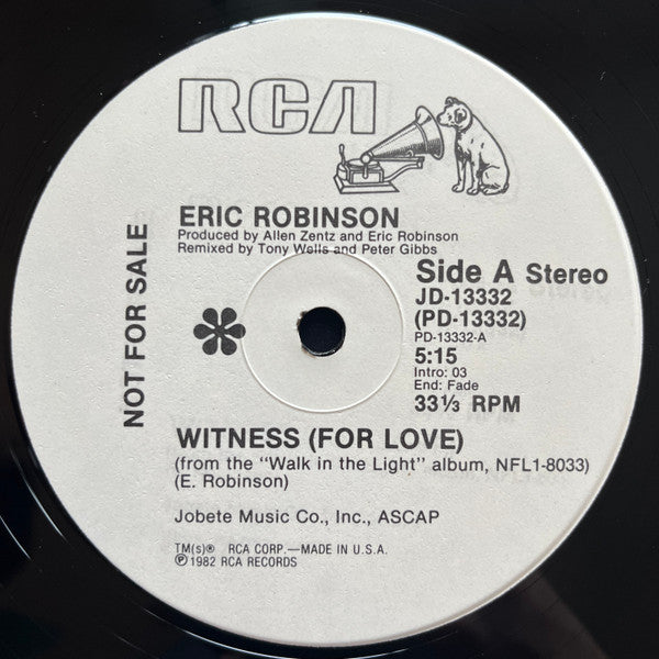 Témoin (Pour l'amour) Éric Robinson