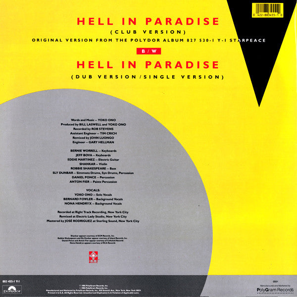 Hell In Paradise Yoko Ono
