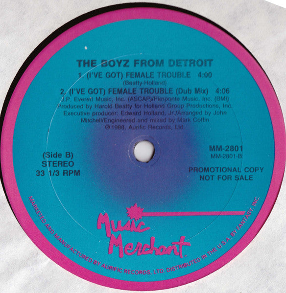 (J'ai) des problèmes féminins (Remix) Les Boyz de Detroit