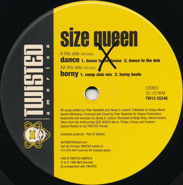 Danse / Excité Taille Queen