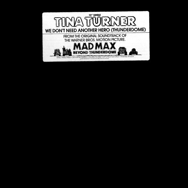 We Don't Need Another Hero (Thunderdome) Tina Turner