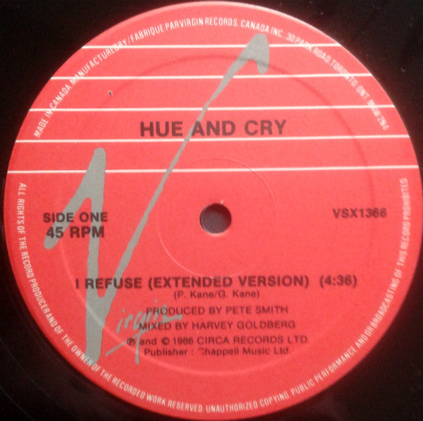 Je refuse Hue &amp; Cry