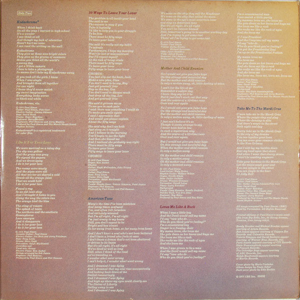 Les plus grands succès, etc. Paul Simon