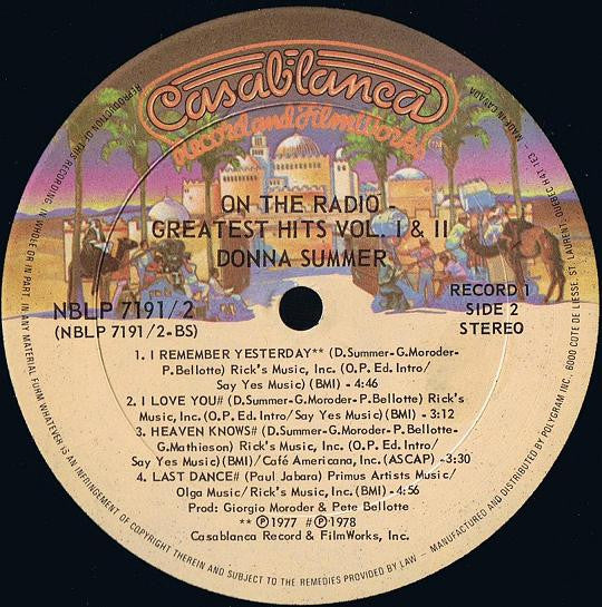 À la radio - Les plus grands succès - Volume I et II Donna Summer