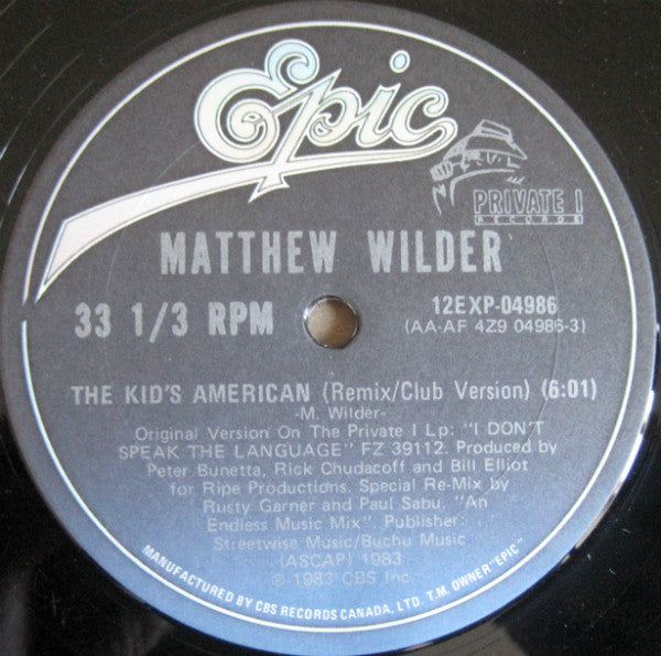 L'Américain du Kid Matthieu Wilder