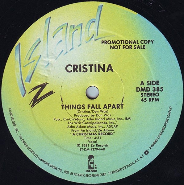 Things Fall Apart / What's A Girl To Do Cristina