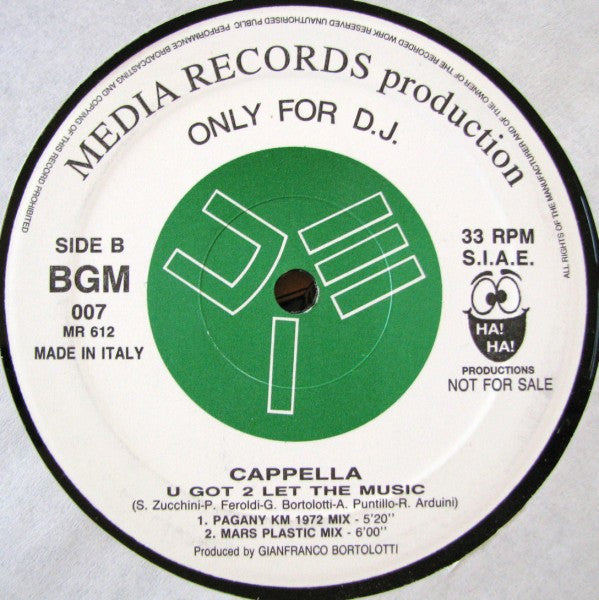 U Got 2 Let The Music Cappella