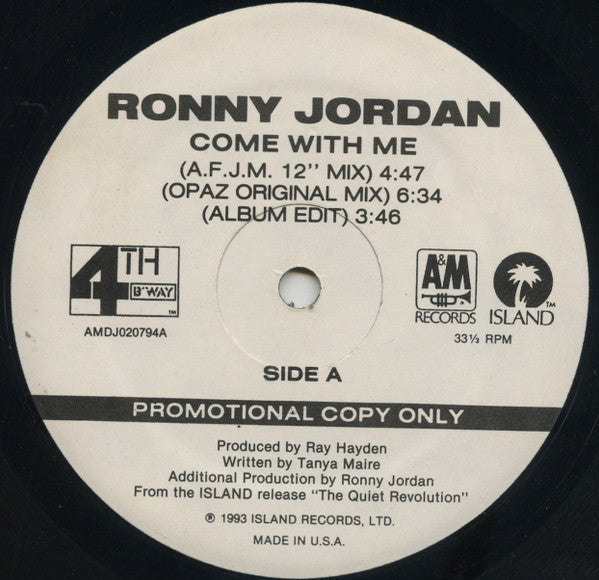 Come With Me Ronny Jordan