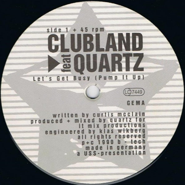 Soyons actifs (Pump It Up) Clubland, Quartz (2)