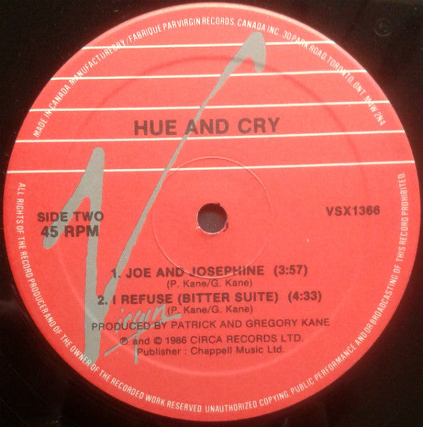 Je refuse Hue &amp; Cry