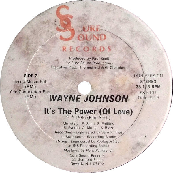 It's The Power (Of Love) 4 Wayne Johnson