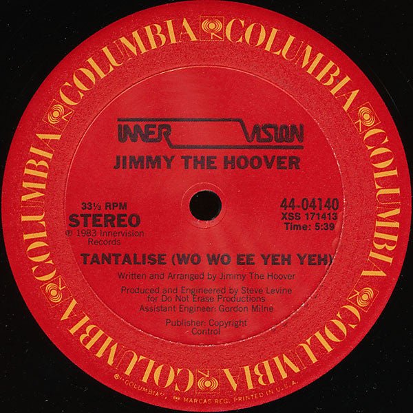 Tantalise (Wo Wo Ee Yeh Yeh) Jimmy The Hoover
