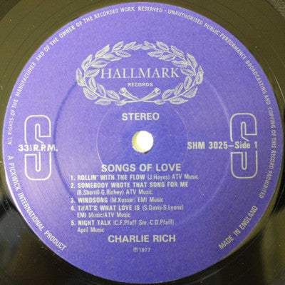 Chansons d'amour Charlie Rich